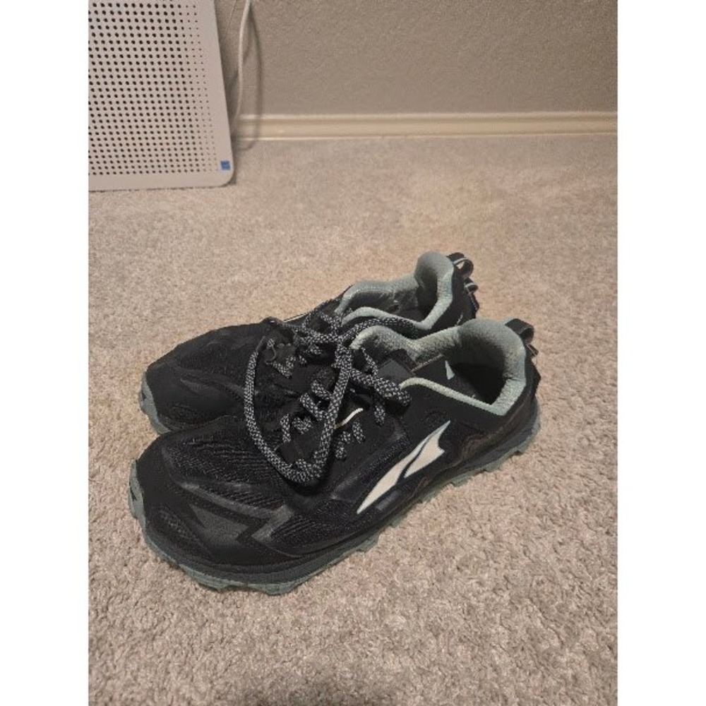 Altra Lone Peak 4 Women Black Trail Running Shoes AL0A4QTX4 US 11.5